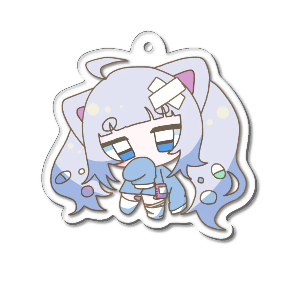 白儚 ポメリのちびポメリ Acrylic Key Chain