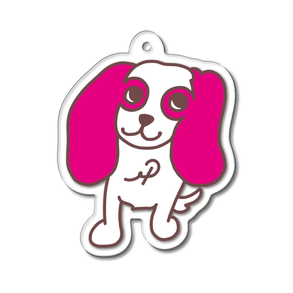 パンキーくんのパンキーくん（ピンク） Acrylic Key Chain