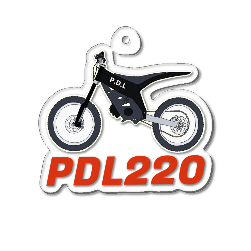 PEDALNIAのPDL220 アクリルキーホルダー