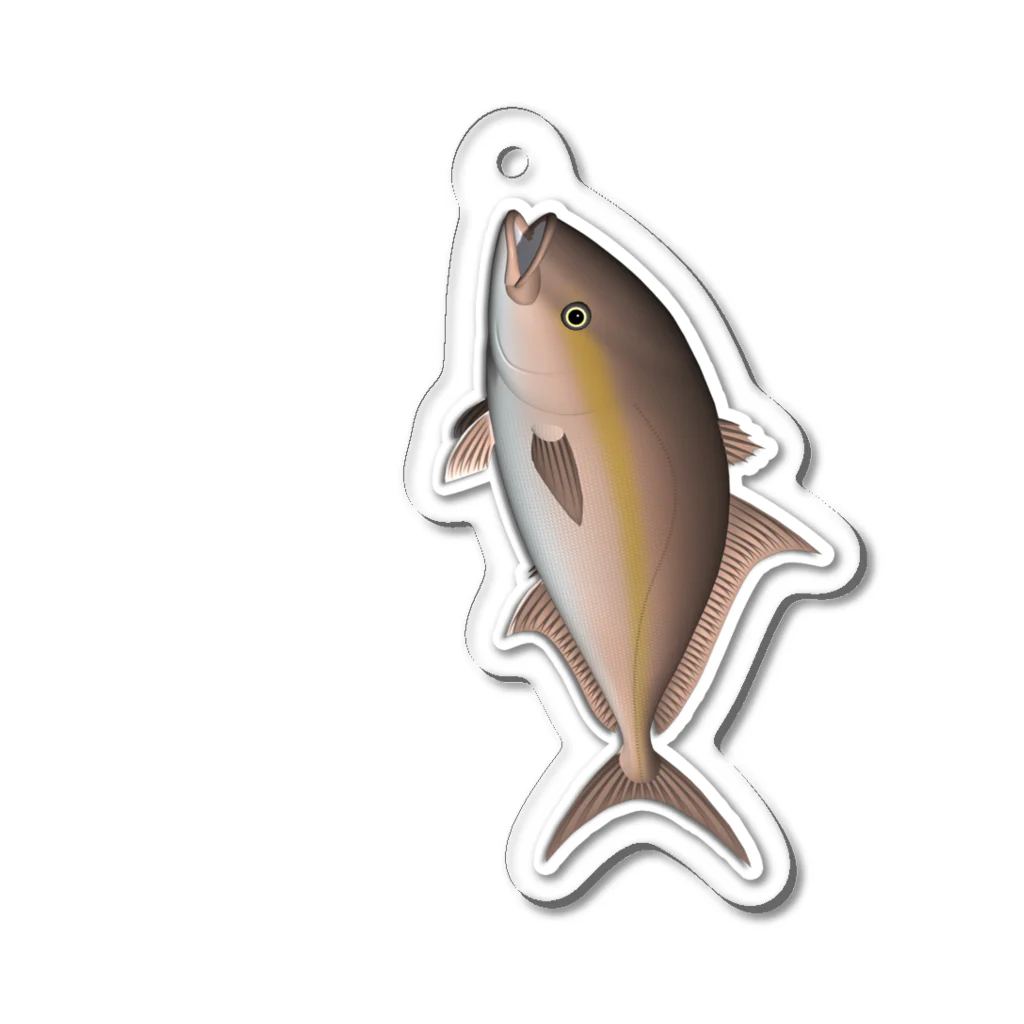 猫と釣り人のKAMPACHI_KC Acrylic Key Chain