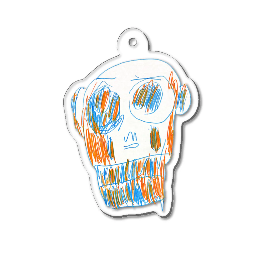 mahoujinの戸惑いの表情かもしれない Acrylic Key Chain