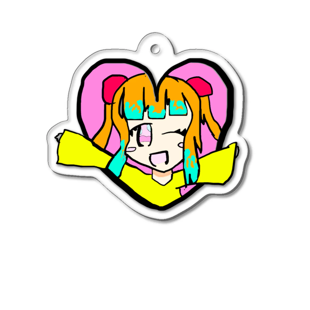 グレープオリジナルショップのハッピーちゃん Acrylic Key Chain