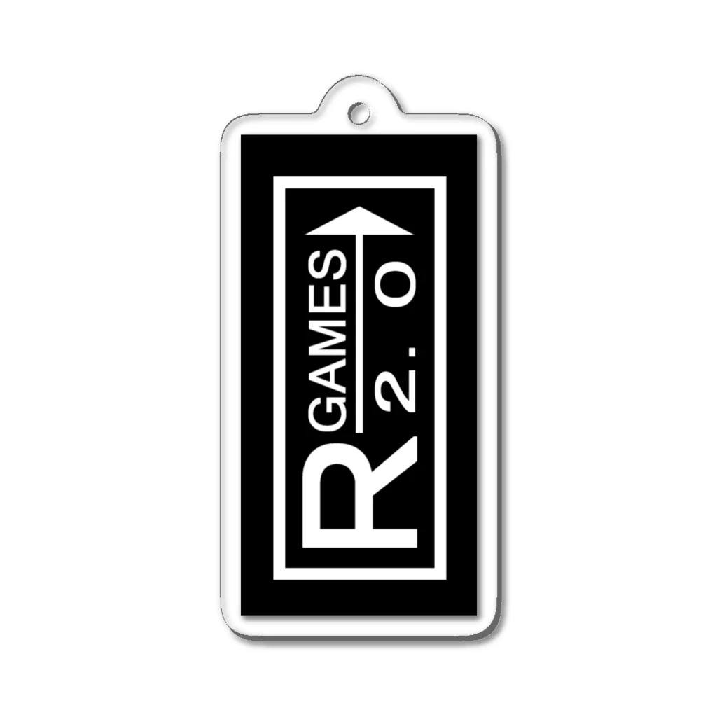 R-GAMES2.0のR-GAMESの2代目ロゴ Acrylic Key Chain