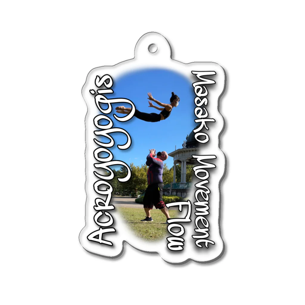 JuggernautCheerのAcroyoyogis x MMF Acrylic Key Chain