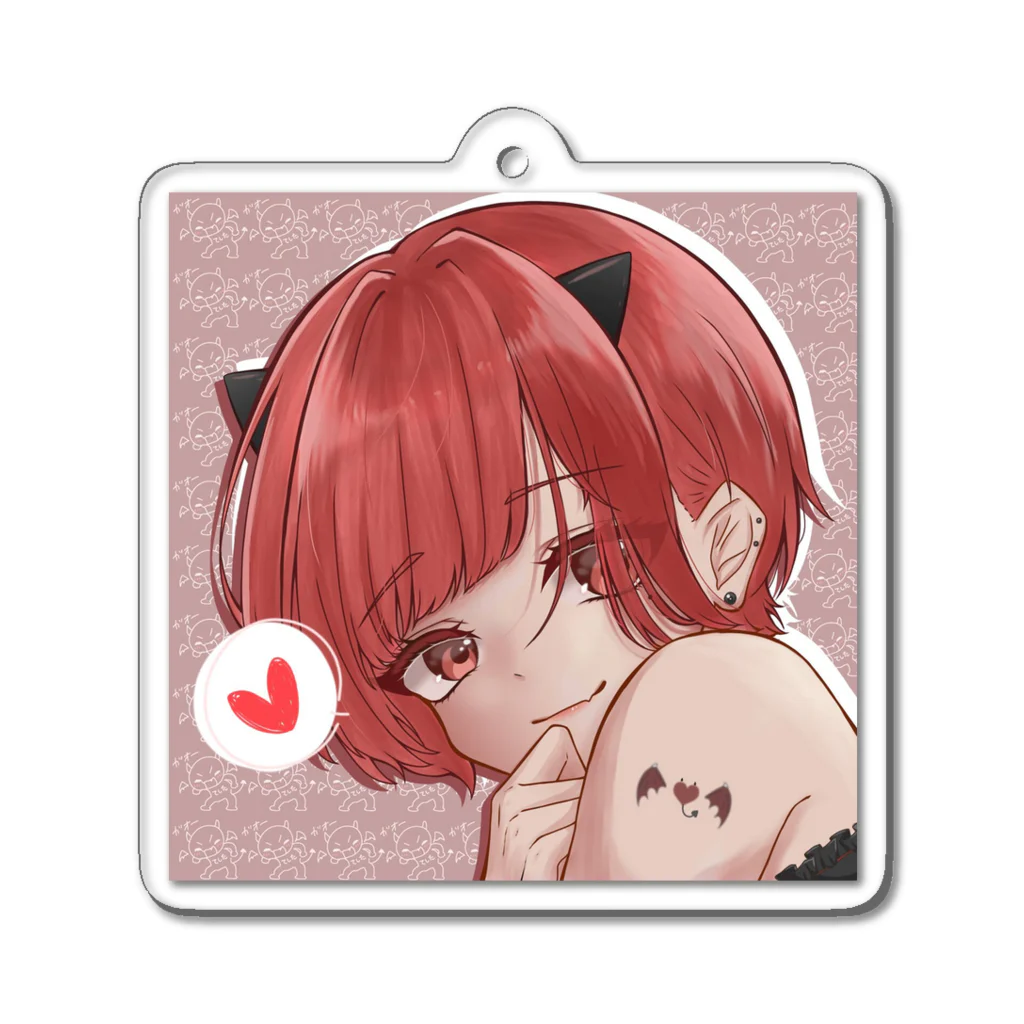 😈さほちのおみせやさん🍾の小悪魔さほち Acrylic Key Chain