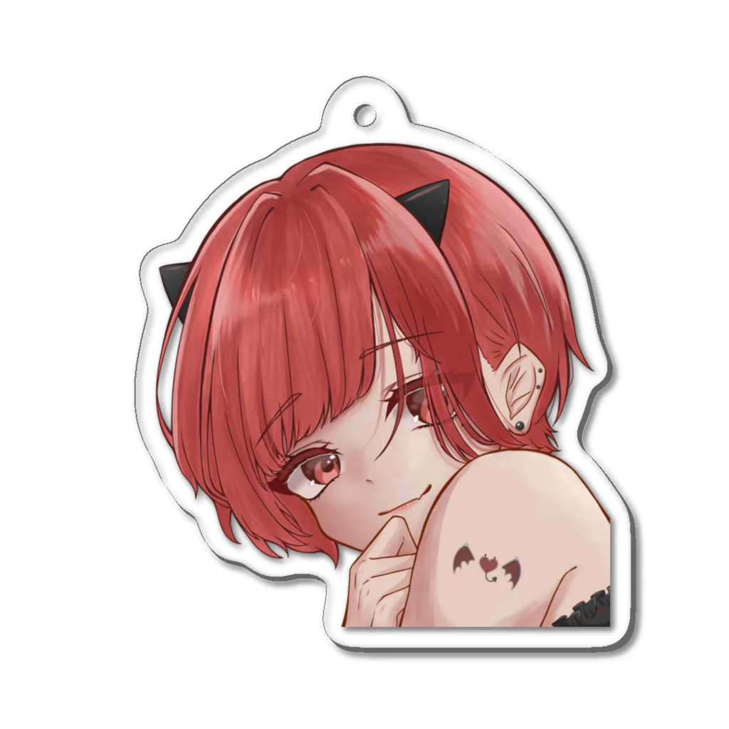 😈さほちのおみせやさん🍾の小悪魔さほち Acrylic Key Chain