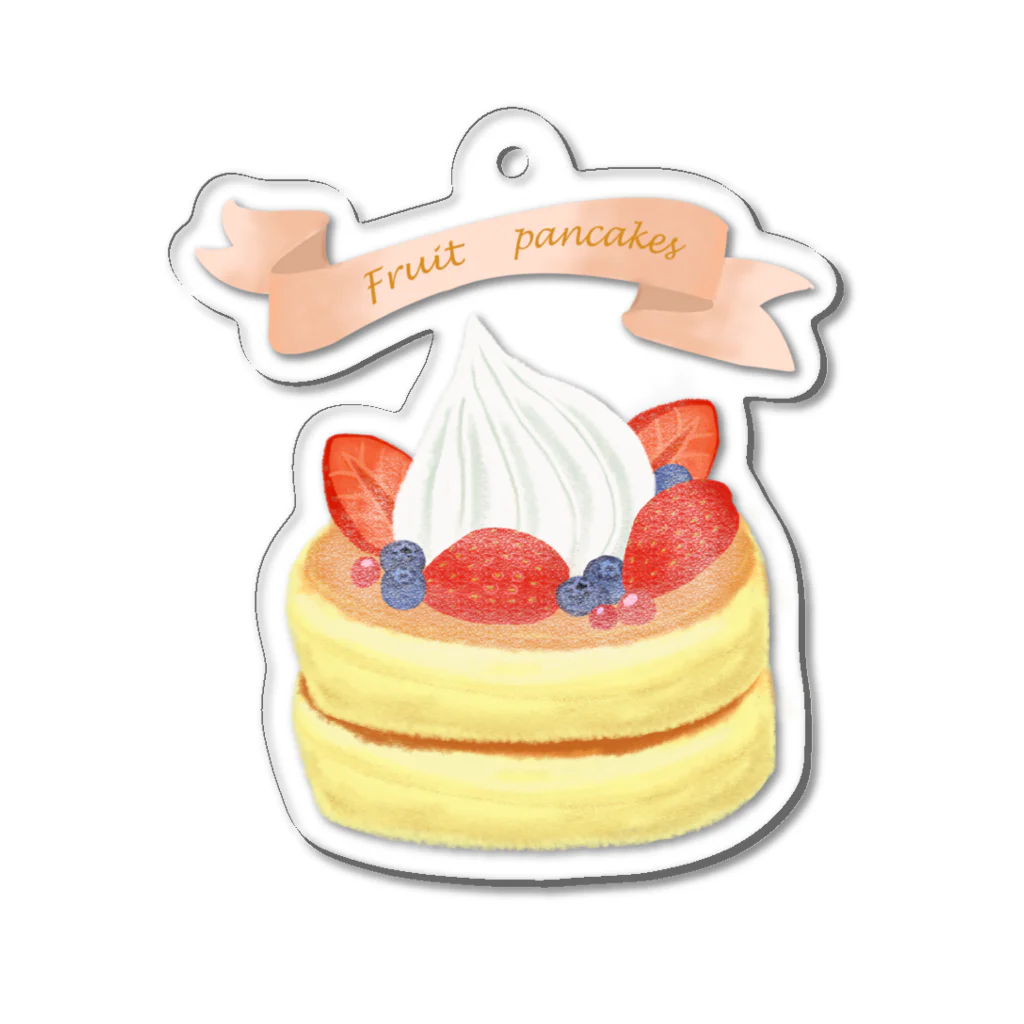 satoharuのフルーツパンケーキ Acrylic Key Chain