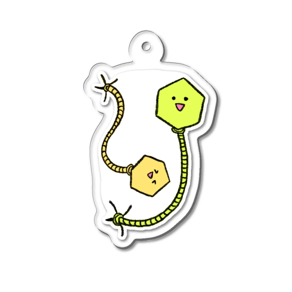 Phage Daisuki Clubのサイフォちゃん Acrylic Key Chain