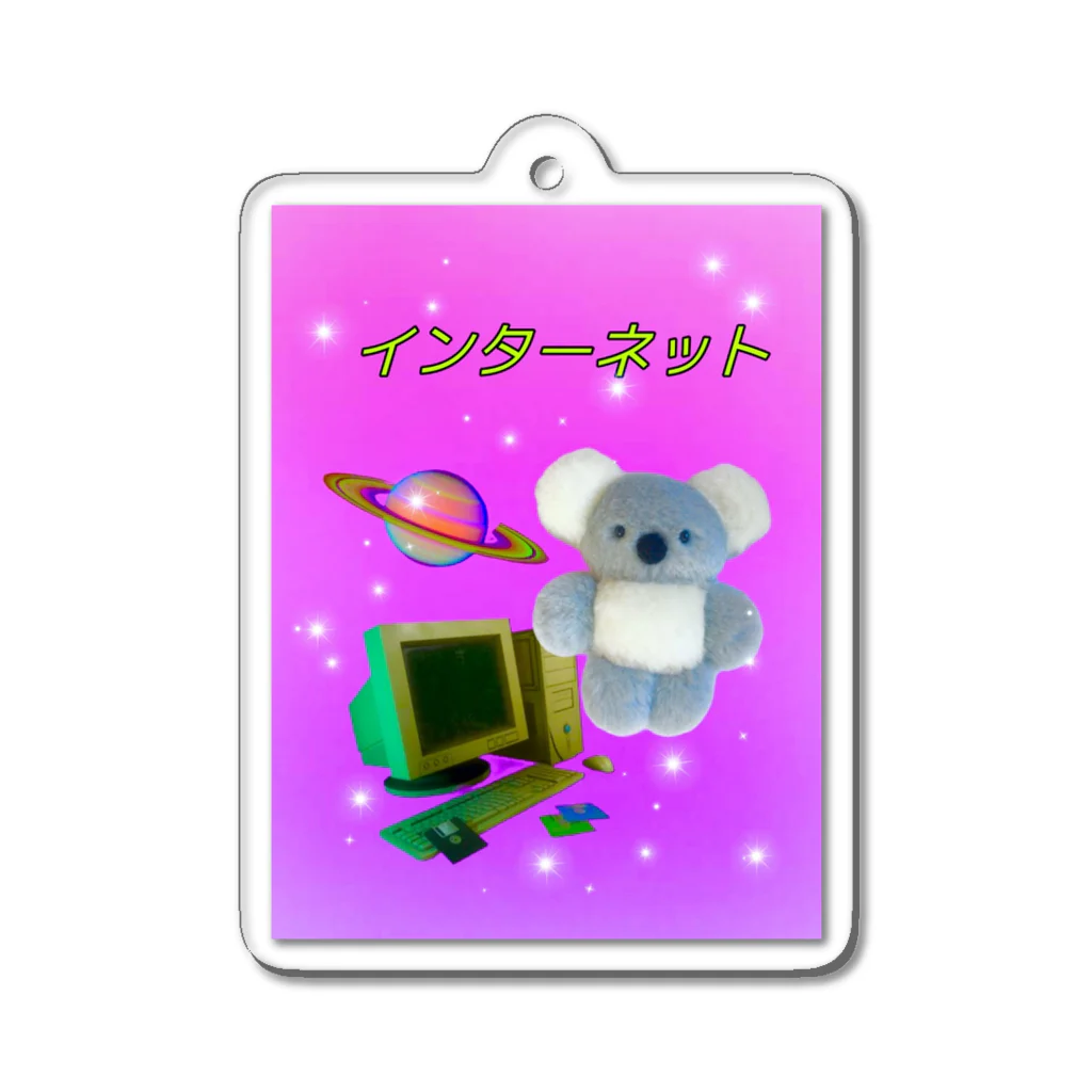 風子 monpetit recordsのこあらvaporwave Acrylic Key Chain