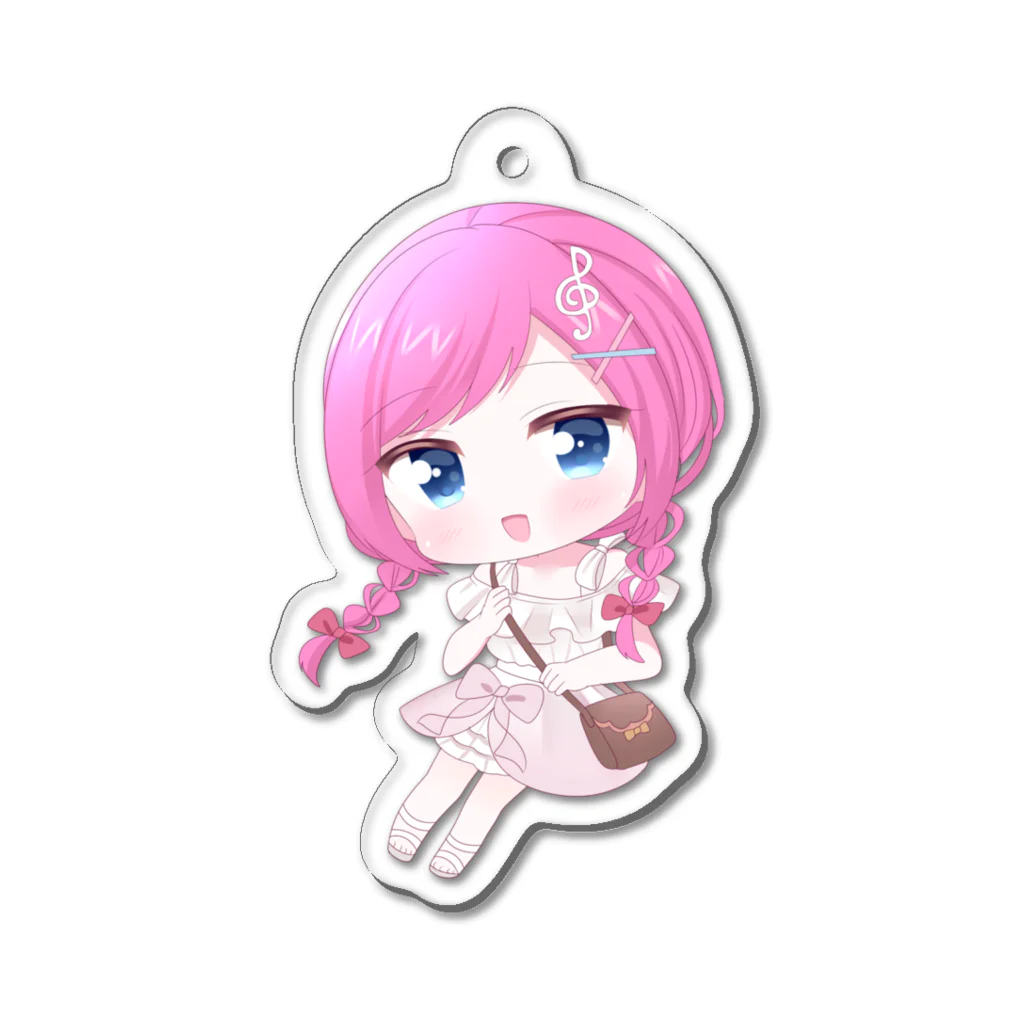 巫護まにの私服まに（ミニスカート） Acrylic Key Chain