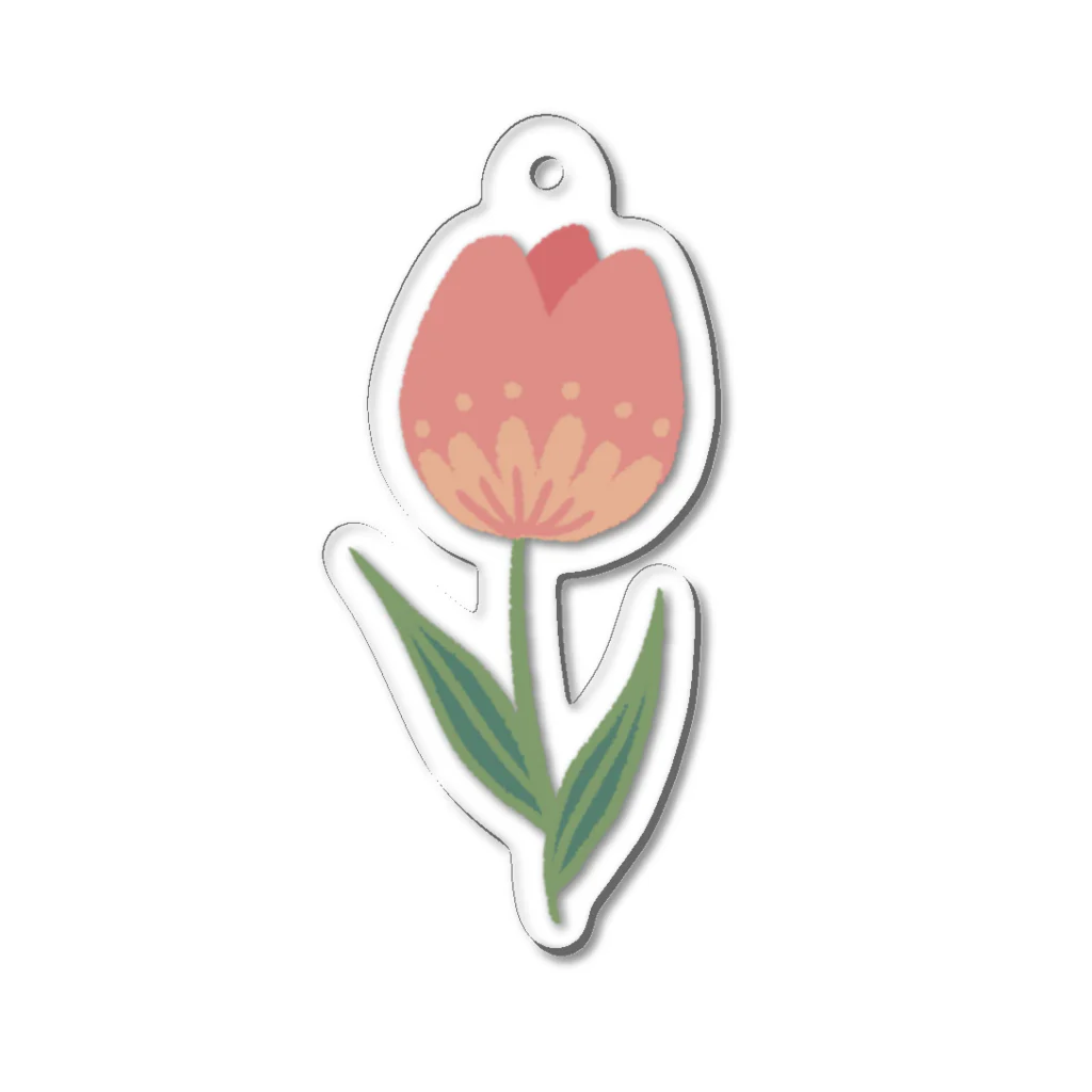 poeticton のTulip Acrylic Key Chain