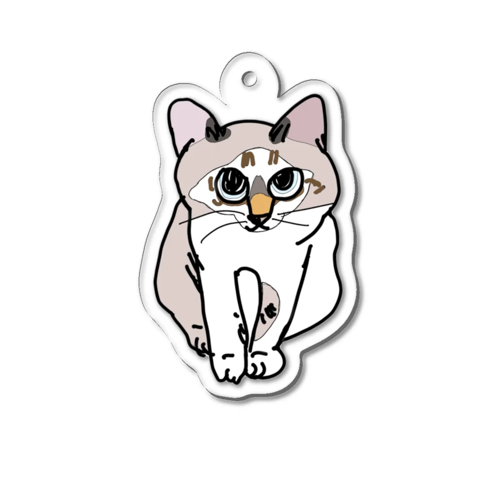 hinatsuのにゃんこキーホルダー Acrylic Key Chain