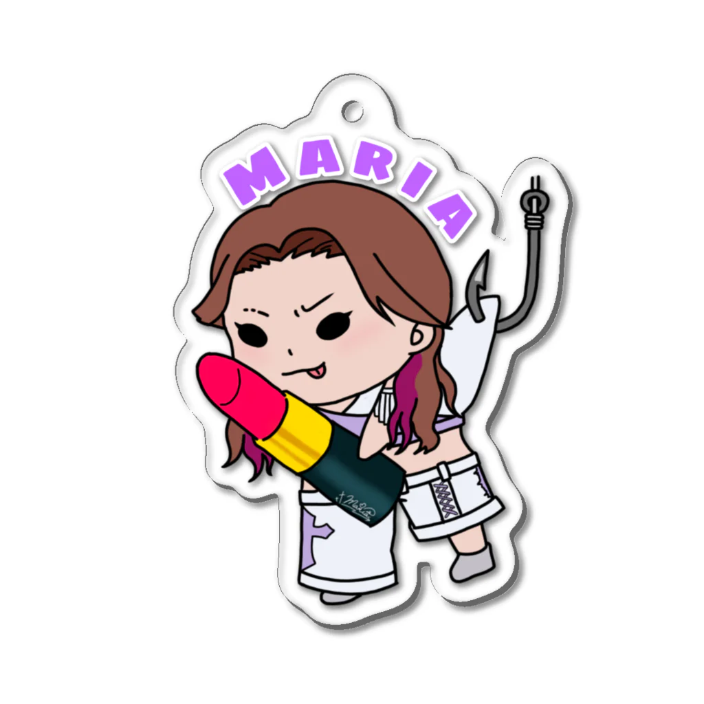 Mariaの新ぷらぷらまりあんぬ💜 Acrylic Key Chain