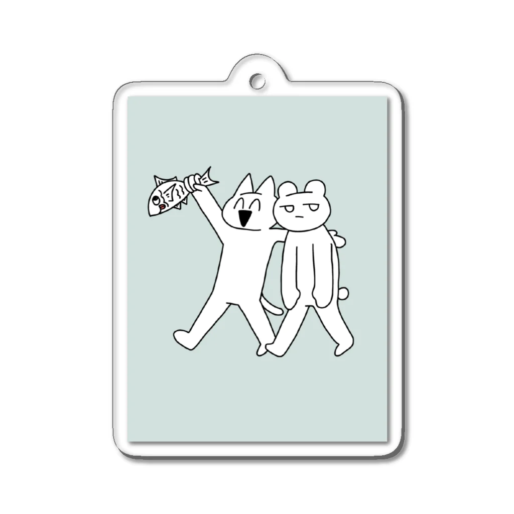 剣状ヒラメのパチモン アクキー🎶 Acrylic Key Chain