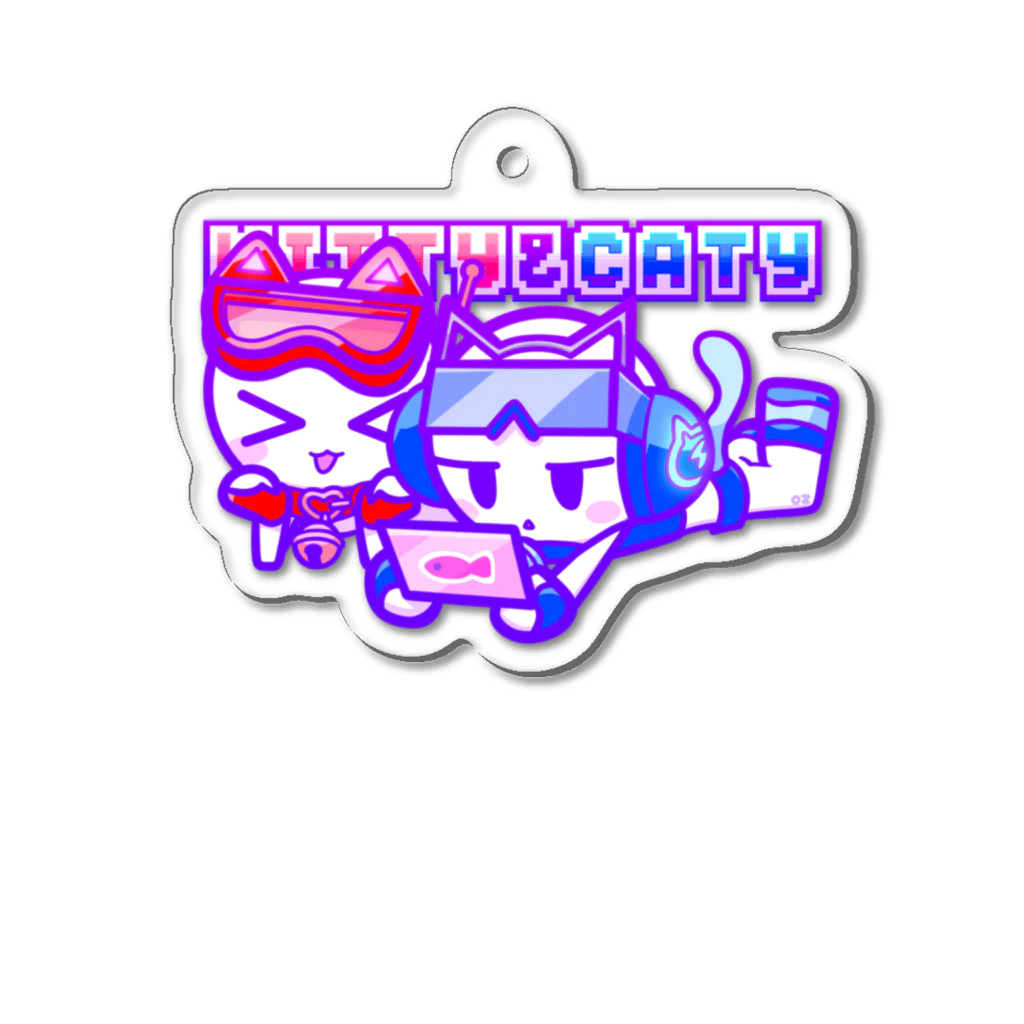 OZett shop COMET-SのKITTY&CATY [mini] Acrylic Key Chain