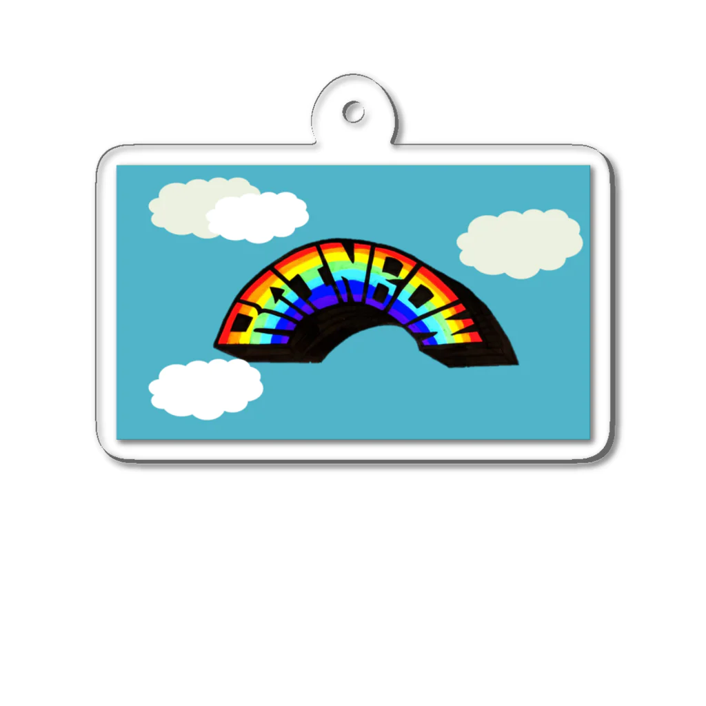 70BADのRAINBOW Acrylic Key Chain