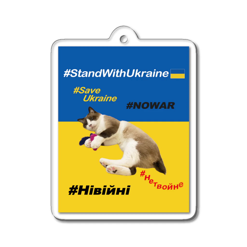 あんな日とか、こんな日とか。の#StandWithUkraineとポアンカレ氏 アクリルキーホルダー