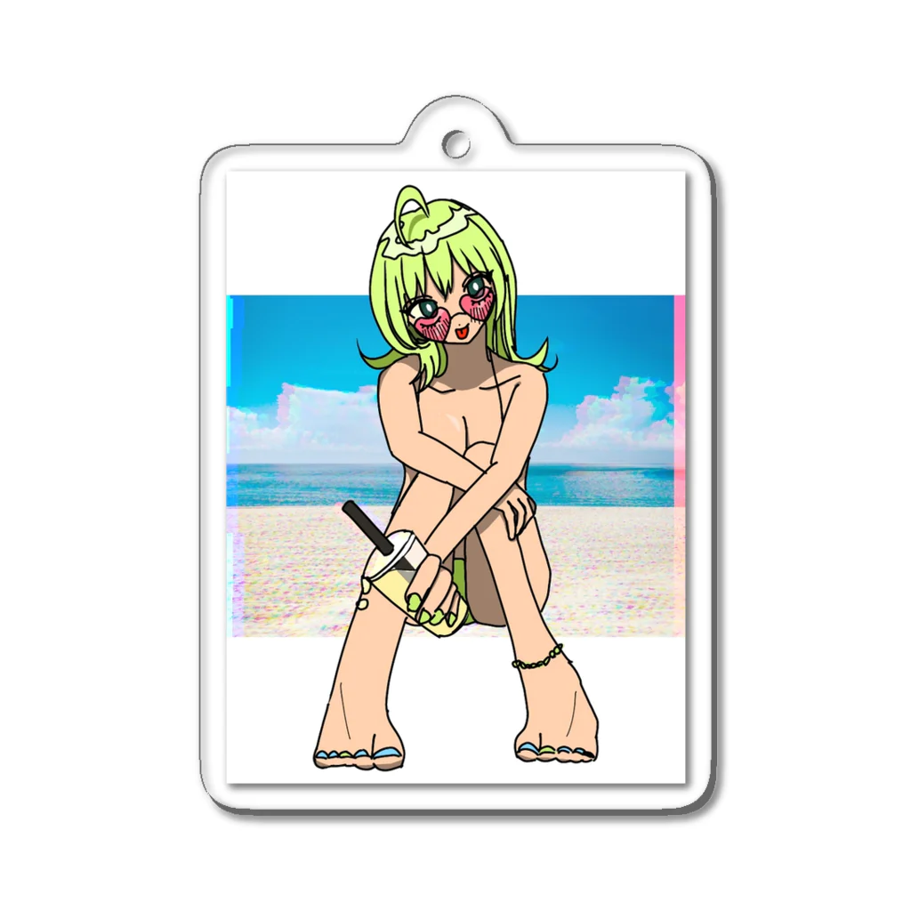 🥝RAMI🥝のアツい夏にしようネ Acrylic Key Chain