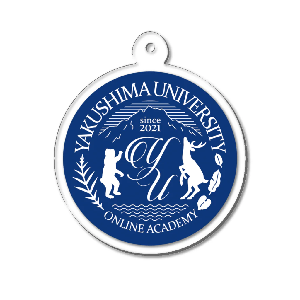 屋久島大学 Souvenir shopの屋久島大学ロゴ Acrylic Key Chain