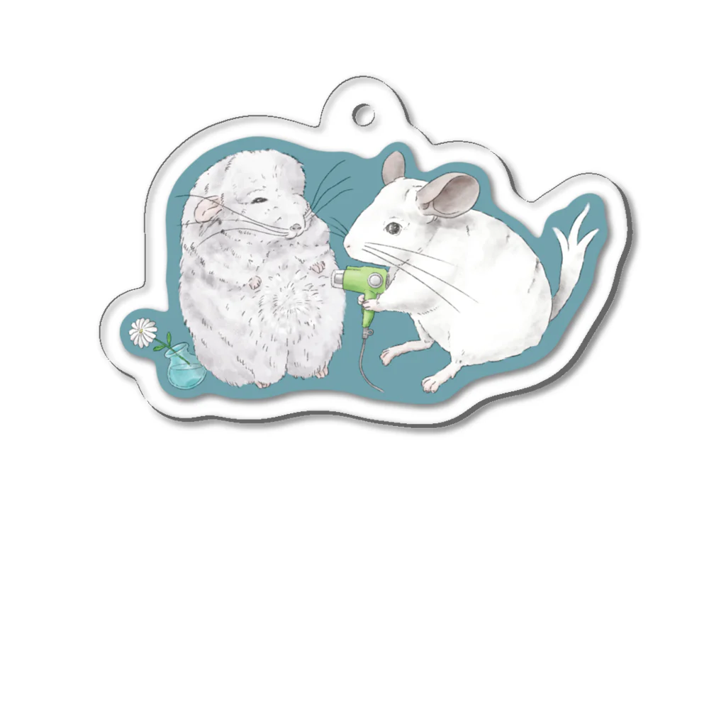 chinchilla_poiのブォォォォキーホルダー Acrylic Key Chain