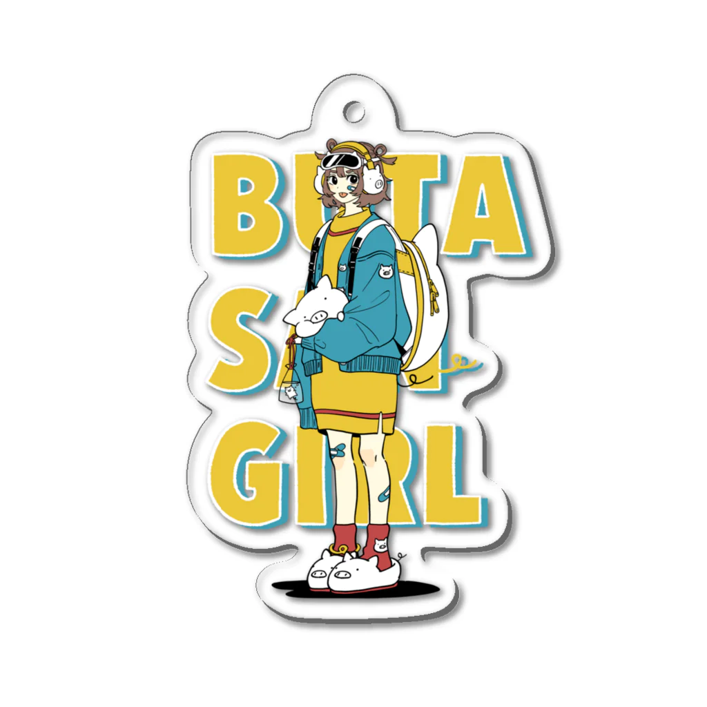 coalowl(コールアウル)のBUTASAN GIRL Acrylic Key Chain