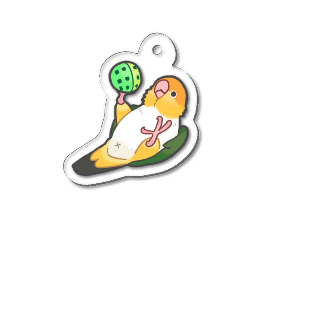 Maeken Gamesのしろはらいんこ Acrylic Key Chain