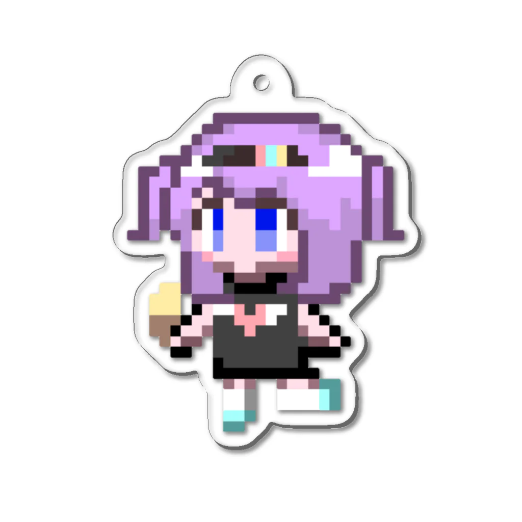 わにょーんのドット絵ネオちゃん Acrylic Key Chain