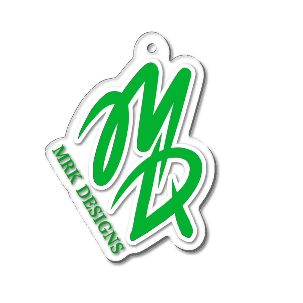 MRK DESIGNSのMD Logo  (Green) アクリルキーホルダー