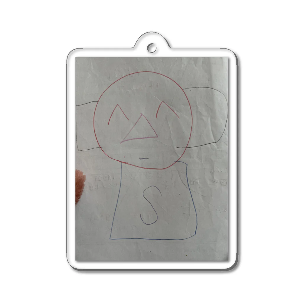 ksmoonのsnowman Acrylic Key Chain