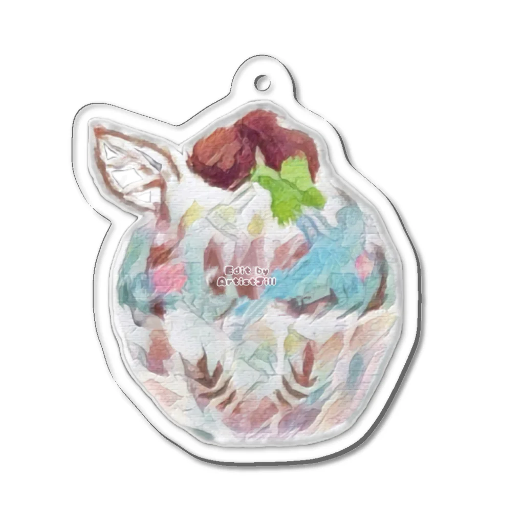 【ホラー専門店】ジルショップの桜チョコミント❀スイーツ Acrylic Key Chain