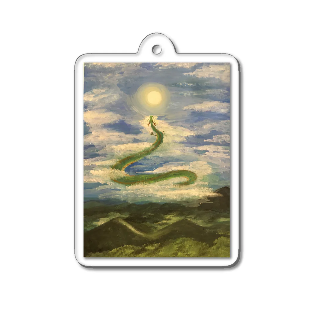 ギャラリー縁の昇龍　- The dragon ascending to heaven - Acrylic Key Chain