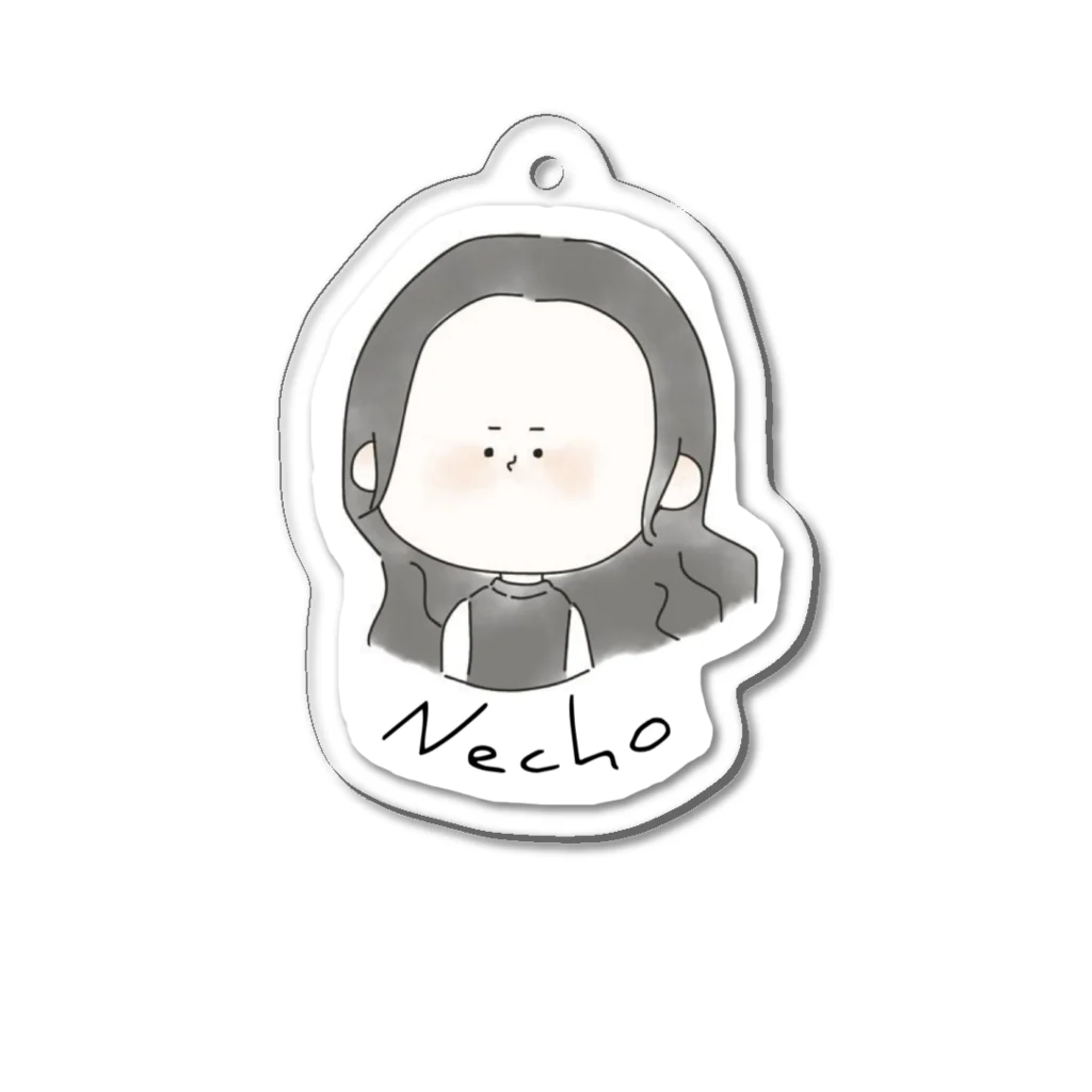 NechoのNecho Acrylic Key Chain