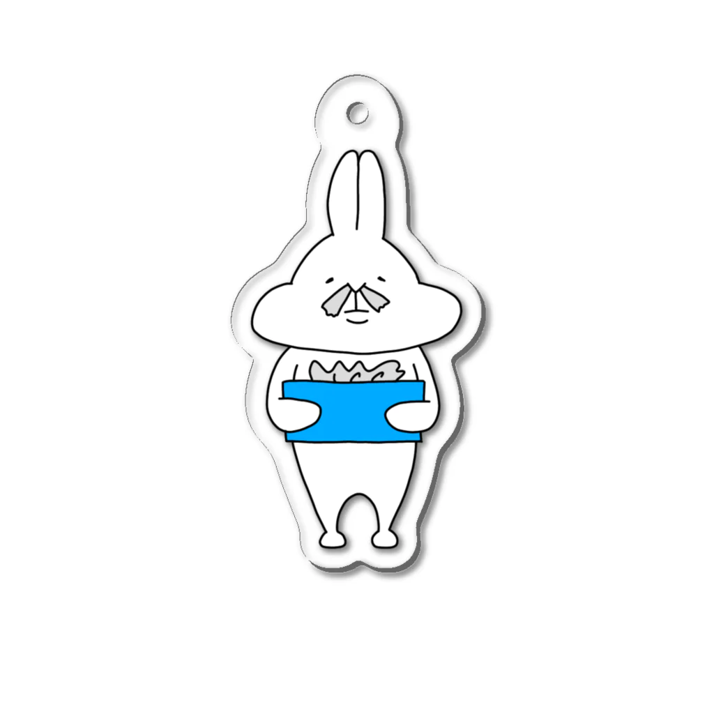 おまつまつまつ（うさぎ/くま）の封鎖します Acrylic Key Chain