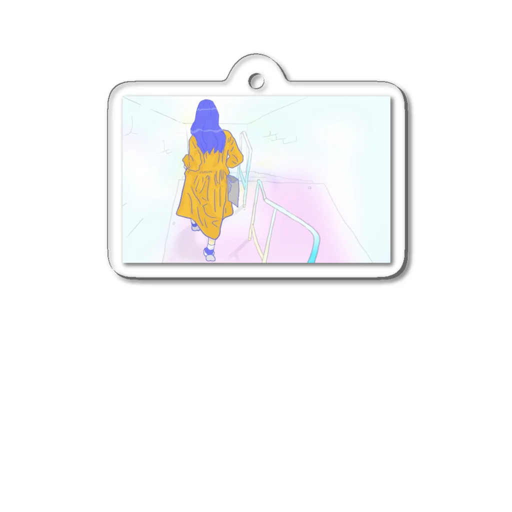 as long asのWalk Acrylic Key Chain