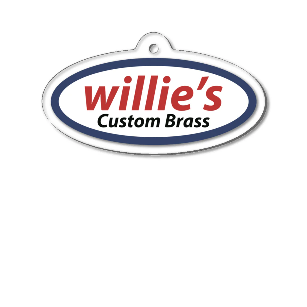 willie's Custom Brass@SUZURIの　willie's 公式ロゴアイテムズ アクリルキーホルダー