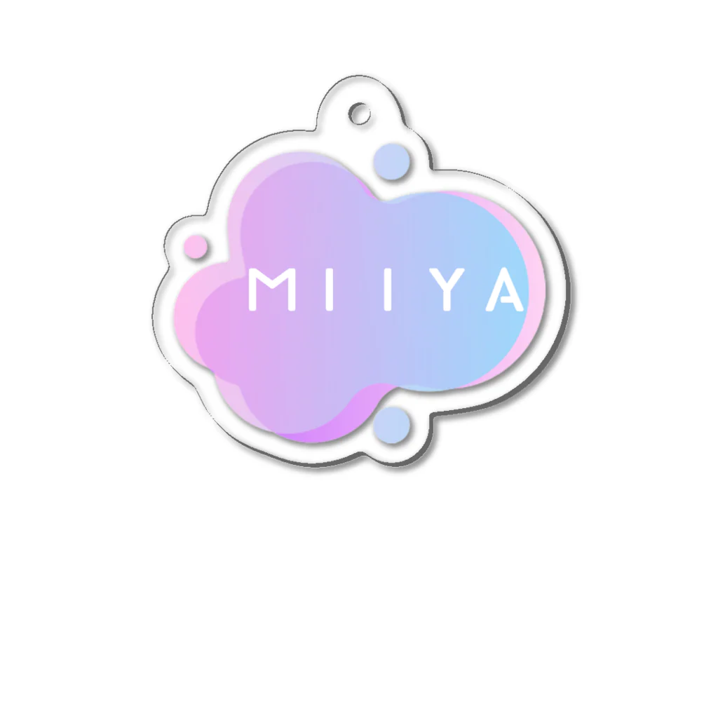 miiya517のMIIYAロゴ アクリルキーホルダー