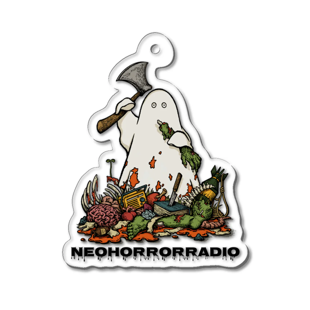 NeoHorrorStoreのネオホラくん Acrylic Key Chain