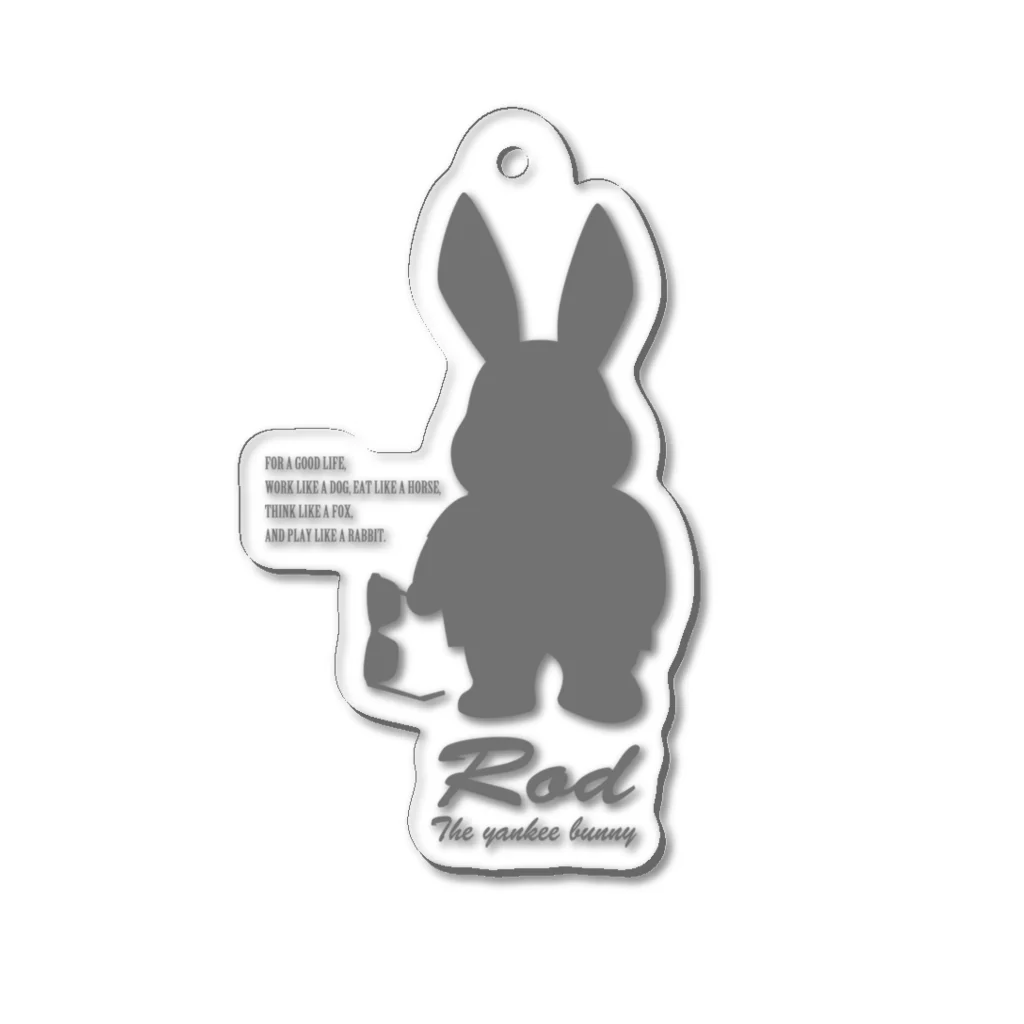 Rod the RabbitのRod the rabbiit【シルエット】 アクリルキーホルダー