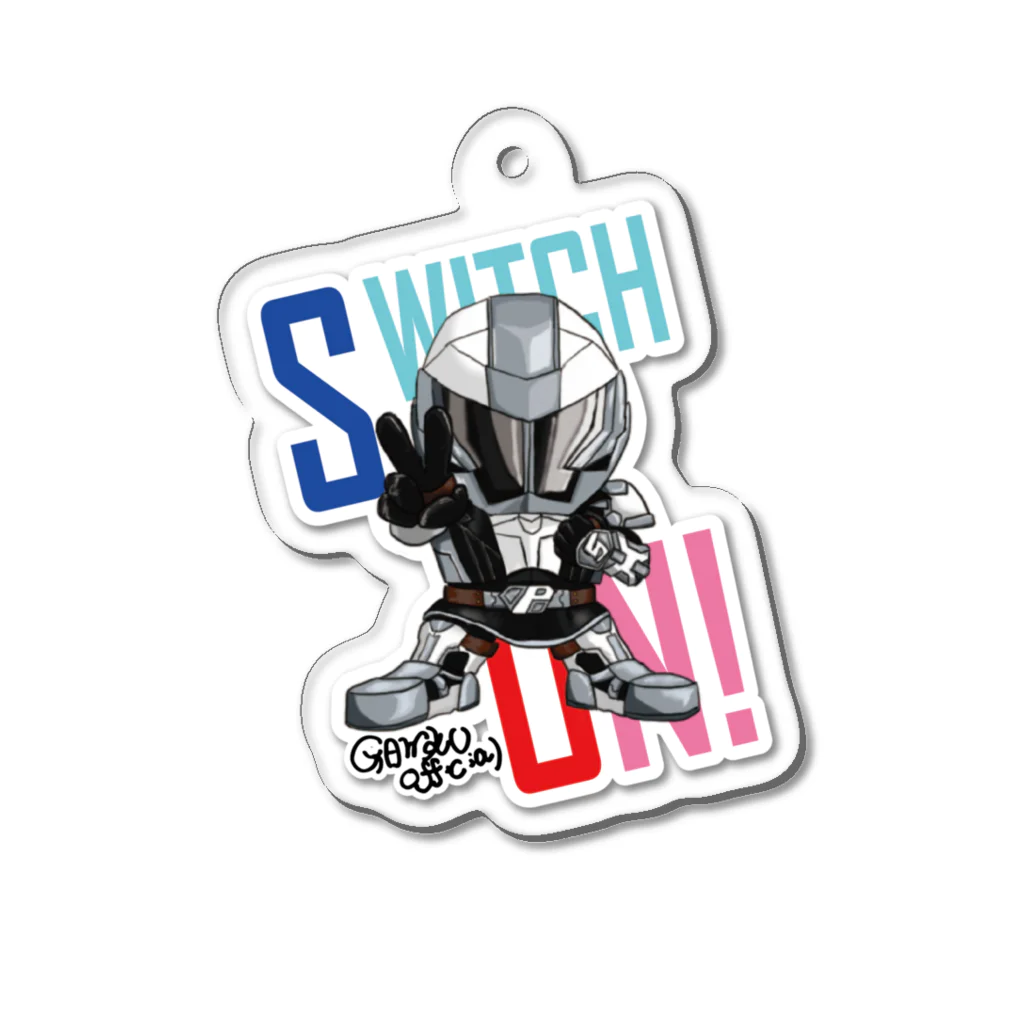 ガヲク-Respect for HERO-　グッズショップの【オンラインショップ限定】アクリルキーホルダー（SDガヲク） Acrylic Key Chain