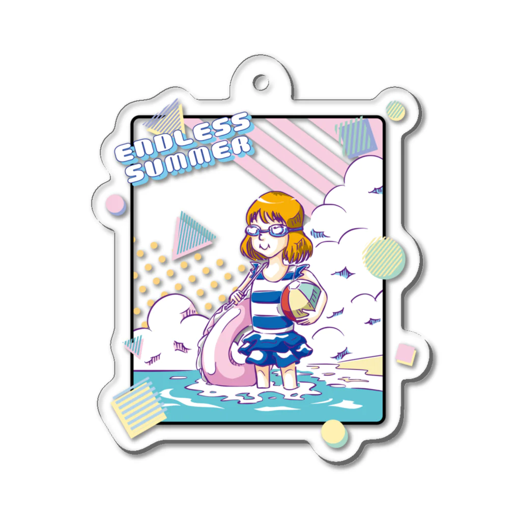 アイカワケイmartのENDLESS SUMMER （女の子） Acrylic Key Chain