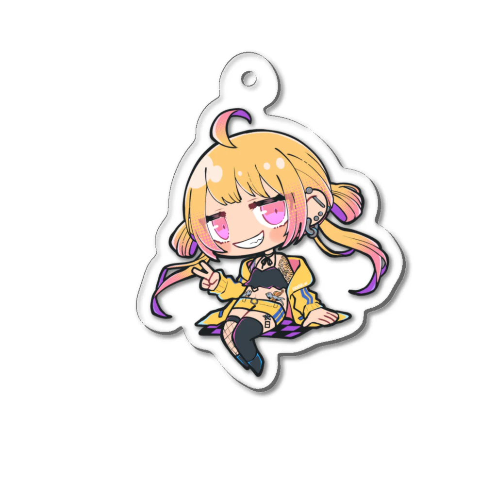 ▼ BUUUUUN ▲の蜂びびちゃん Acrylic Key Chain