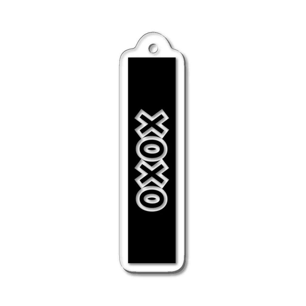 XOXOのXOXOロゴ アクリルキーホルダー