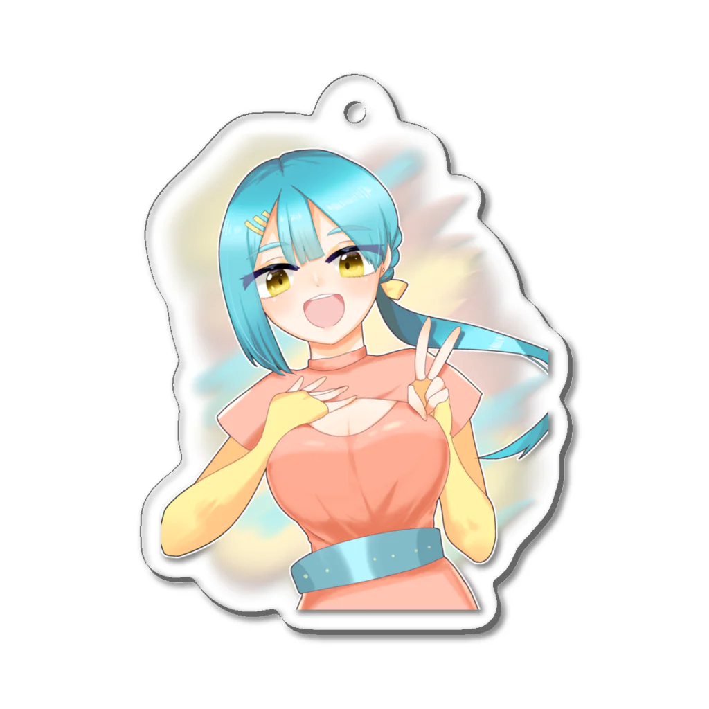 ゆうみさんの女の子 Acrylic Key Chain