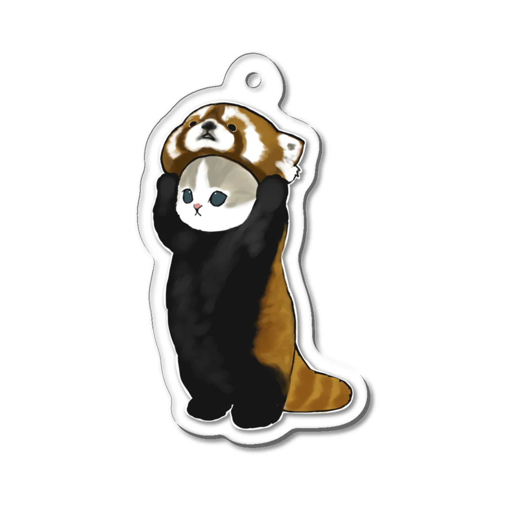 mofusandのねこかぶり（レッサーパンダ） Acrylic Key Chain