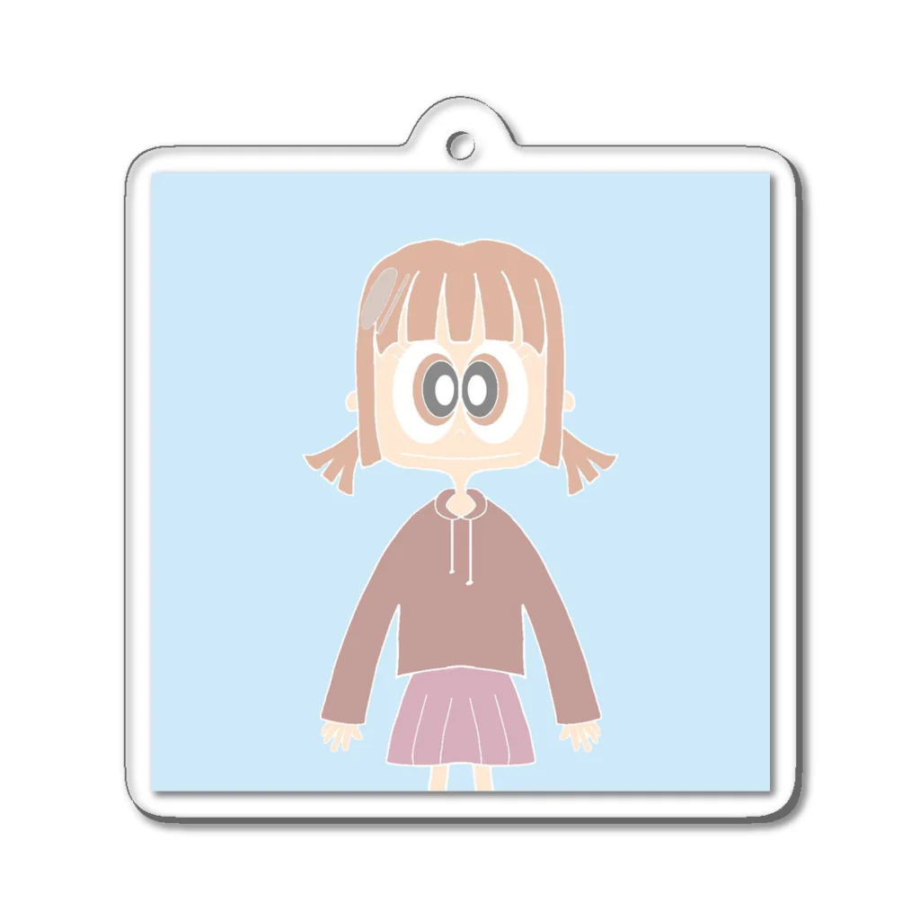 しなひな⇞のくすみちゃん Acrylic Key Chain