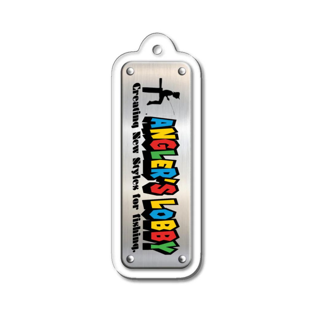 文庵 Angler's Lobby【公式SHOP】の文庵 Angler'sLobby モダンロゴキーホルダー Acrylic Key Chain