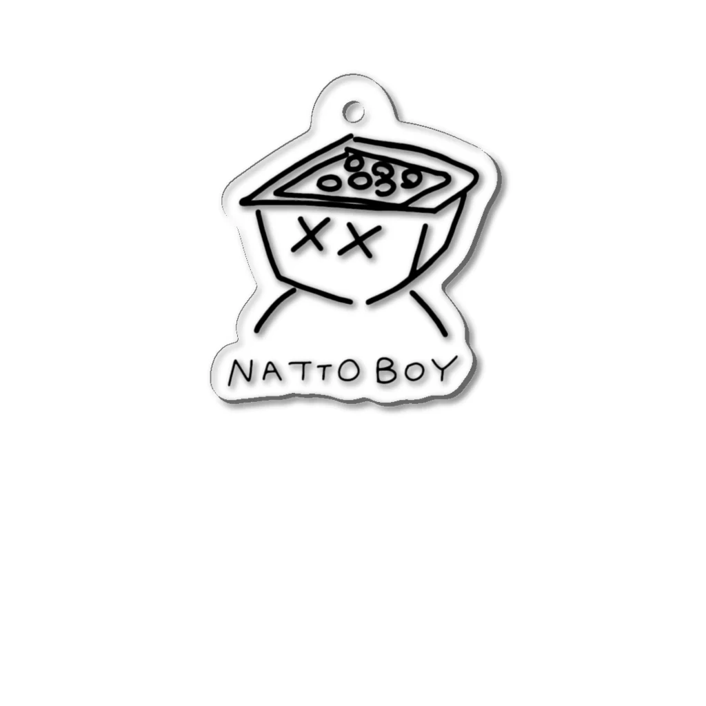 なっとう娘のNATTO BOY Acrylic Key Chain