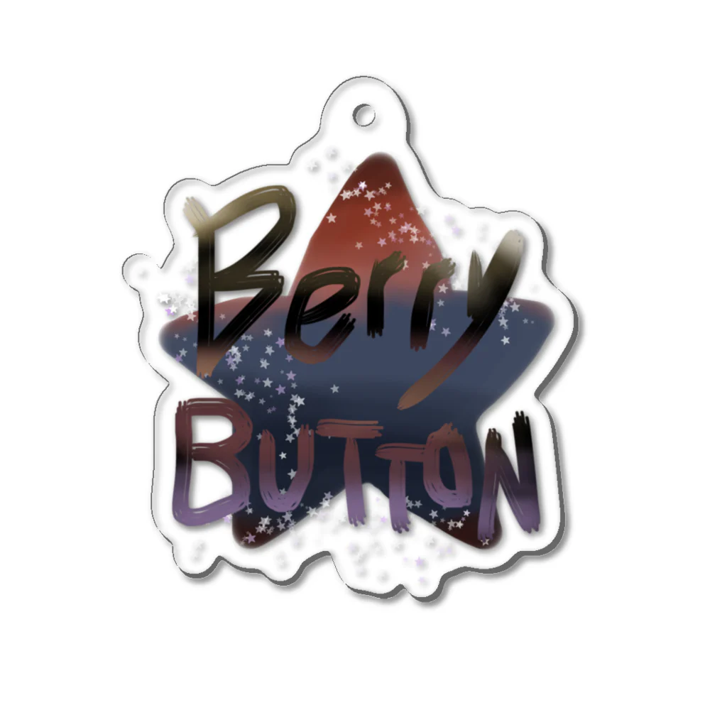 berry BUTTONのBerryBUTTONロゴ アクリルキーホルダー