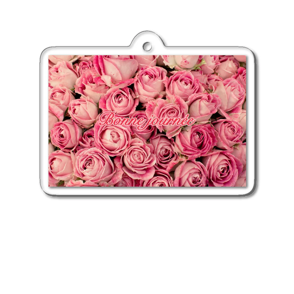 きっちゅなおみせの薔薇ばらバラ Acrylic Key Chain