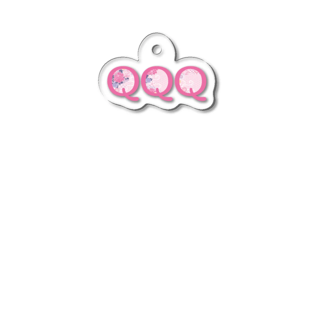 白文庫のQQQ Acrylic Key Chain